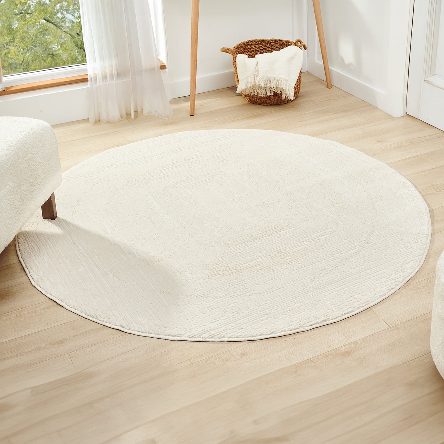 Florence Solid Round Rug