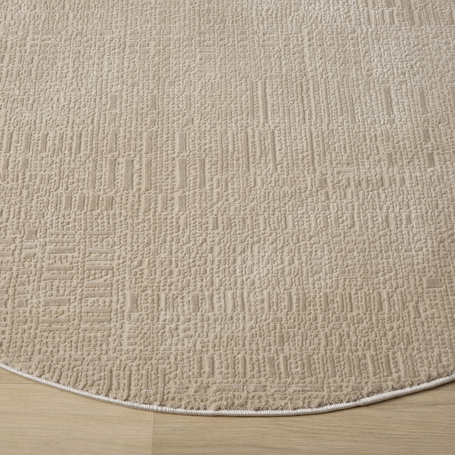 Herrin Abstract Round Rug