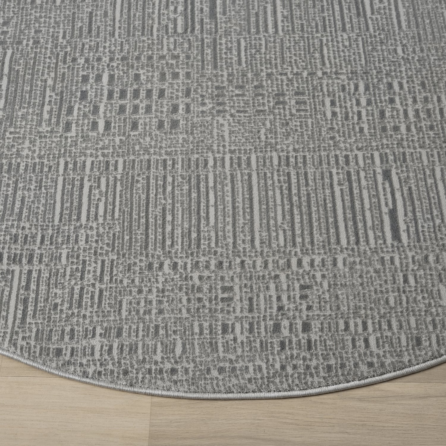 Herrin Abstract Round Rug