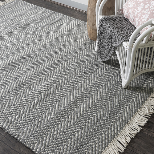 Grey Munich Hand-Woven Rug