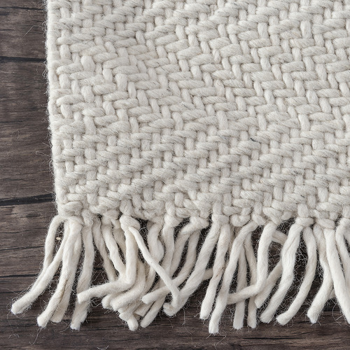 Off White Munich Hand-Woven Rug
