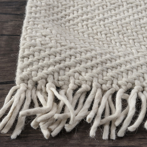 Off White Munich Hand-Woven Rug