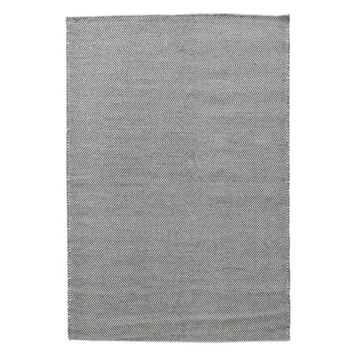 Grey Chevron Marrakesh Kilim Rug