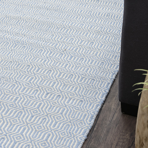 Blue Eye Marrakesh Kilim Rug
