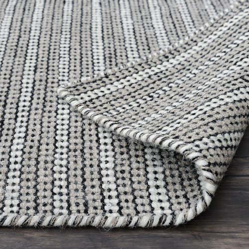 Beige Lines Marrakesh Kilim Rug