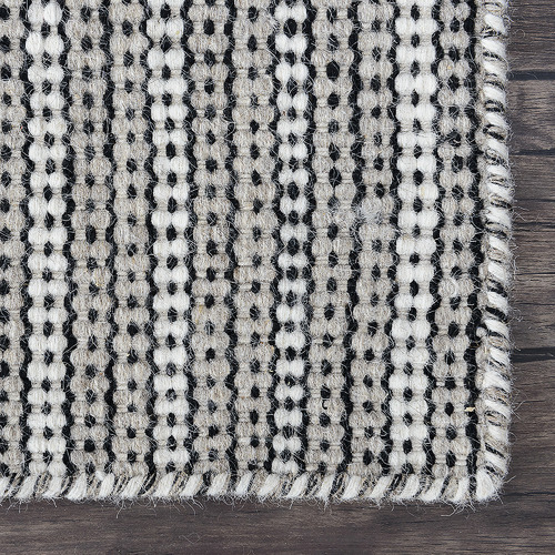 Beige Lines Marrakesh Kilim Rug