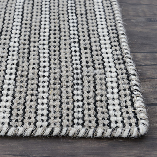 Beige Lines Marrakesh Kilim Rug