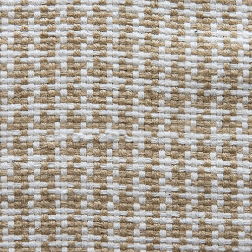 White Houndstooth Flat Weave Cotton & Jute Rug