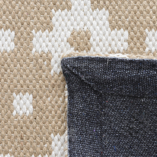 White Star Flat Weave Cotton & Jute Rug