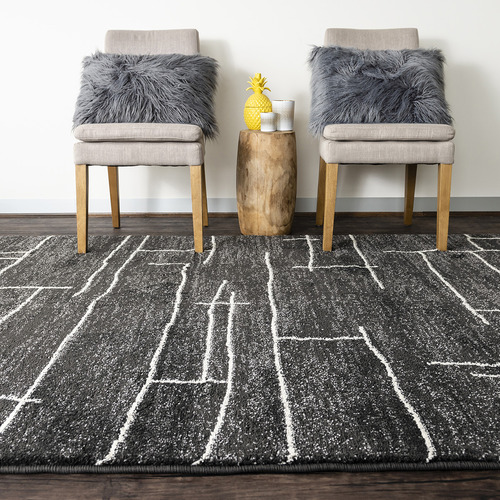 Brown Doux 8022K Power-Loomed Rug