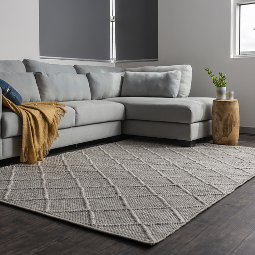 Beige Crossroads Hand Made Rug