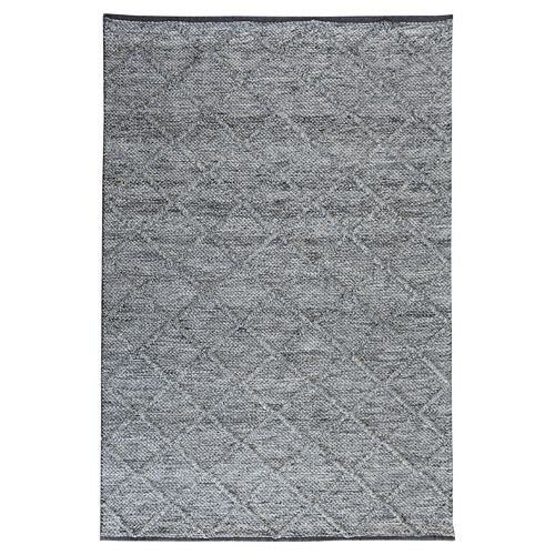 Dotts Rugs Grey Crossroads Wool-Blend Area Rug | Temple & Webster