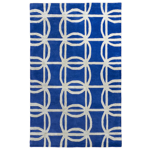 Dotts Rugs Blue Cloud Atlas Wool-Blend Area Rug | Temple & Webster