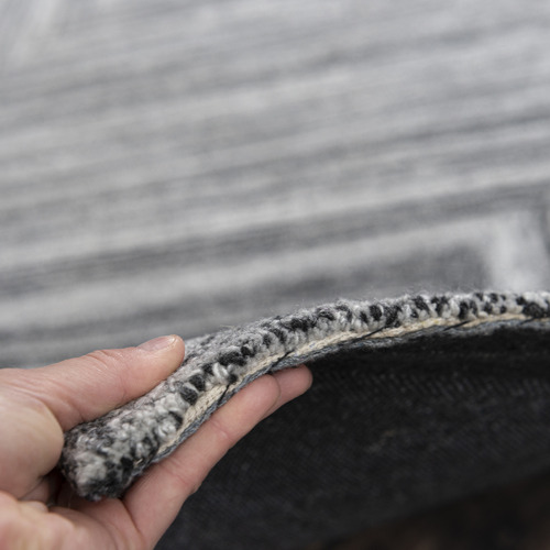 Grey & White Nuevo Wool Blend Rug