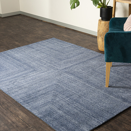 Dotts Rugs Blue Savana WoolBlend Rug Temple & ster
