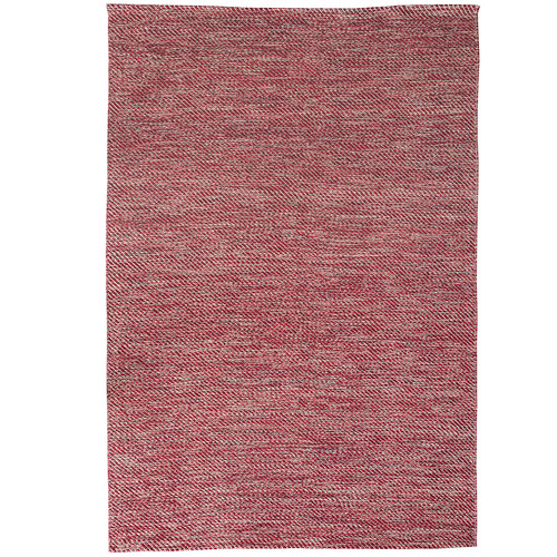 Red Lima Hand-Woven Cotton Rug