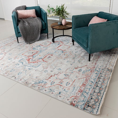 Teal Susan Oriental Rug