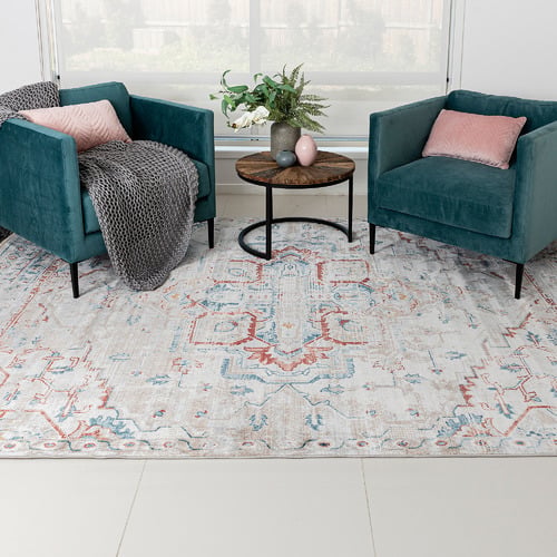 Teal Susan Oriental Rug