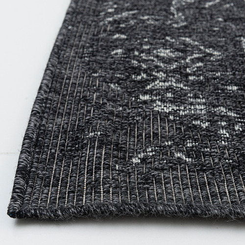 Black Olga Geometric Rug