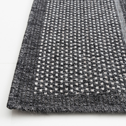 Black Chappelle Geometric Rug