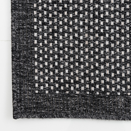 Black Chappelle Geometric Rug