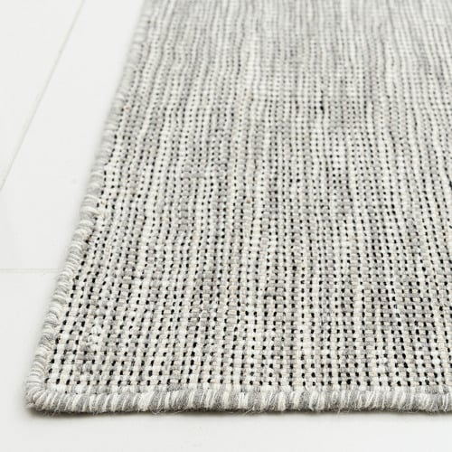 Grey Warsaw Hand Made Flat-Woven Wool Rug