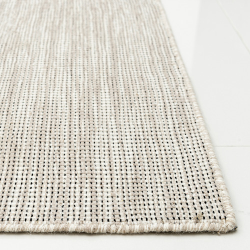 Beige Warsaw Hand Made Flat-Woven Wool Rug