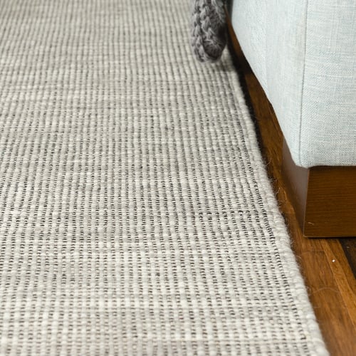 ElementalRugCollective Grey Warsaw Hand Made Wool Rug | Temple & Webster
