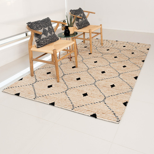 Bogota Hand-Woven Jute & Wool Rug