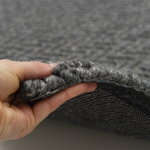 Grey Sorrento Fx Hand-Woven Wool-Blend Rug