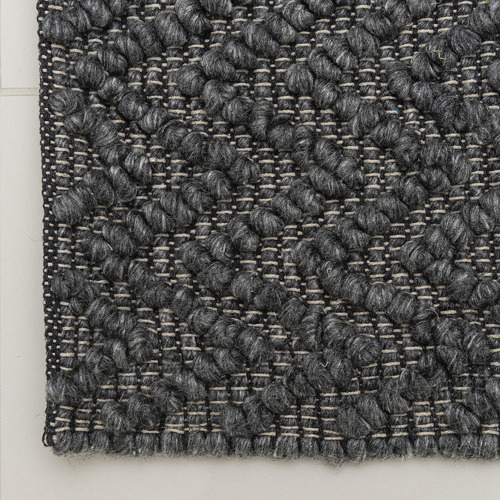 Grey Sorrento Fx Hand-Woven Wool-Blend Rug