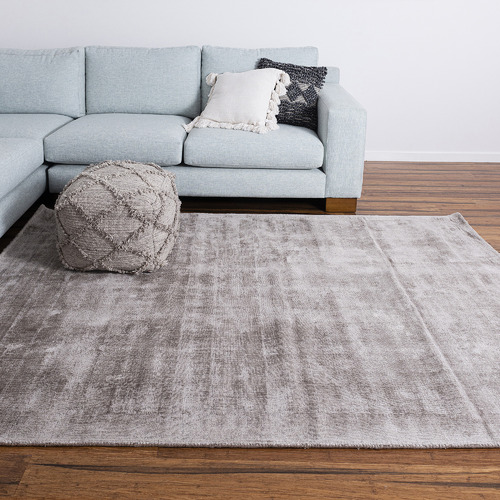 Fawn Oulu Hand-Loomed Viscose Rug