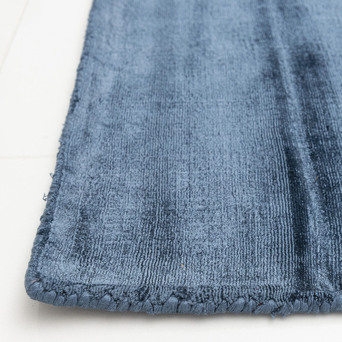 Indigo Oulu Hand-Loomed Viscose Rug