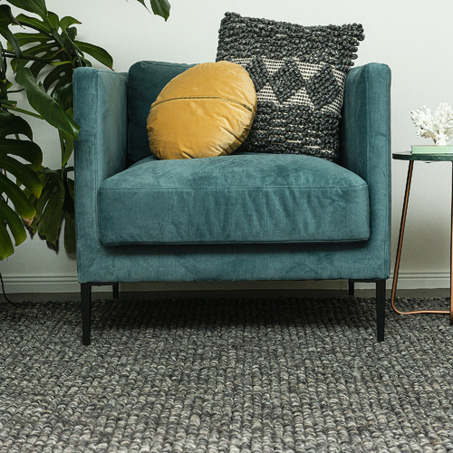 Cooma Modern Berber Cross Loop Hand-Woven Wool Rug