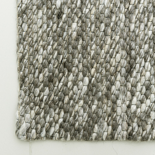 Grey Valencia Flat-Woven Wool Rug