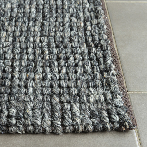 Cooma Modern Berber Cross Loop Hand-Woven Wool Rug