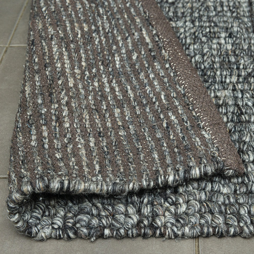 Cooma Modern Berber Cross Loop Hand-Woven Wool Rug