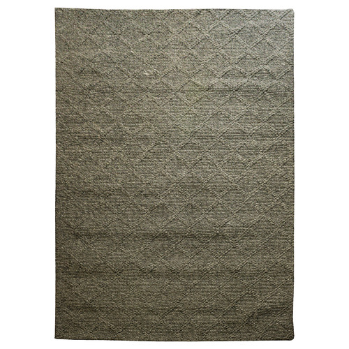 Charcoal Rox Flat-Woven Wool-Blend Rug