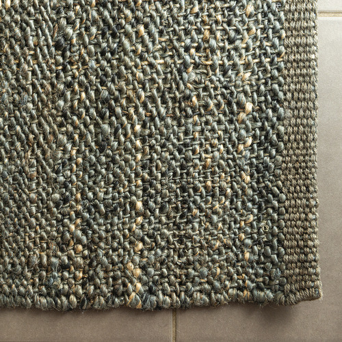 Dotts Rugs Grey Space Dye FlatWoven Jute Rug Temple & ster