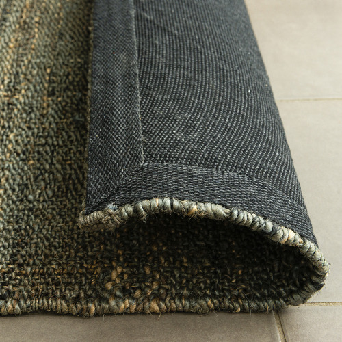 Dotts Rugs Grey Space Dye FlatWoven Jute Rug Temple & ster