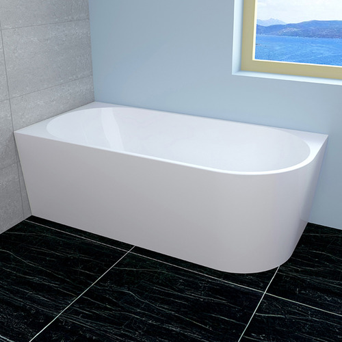 Ivy White Acrylic Corner Bath
