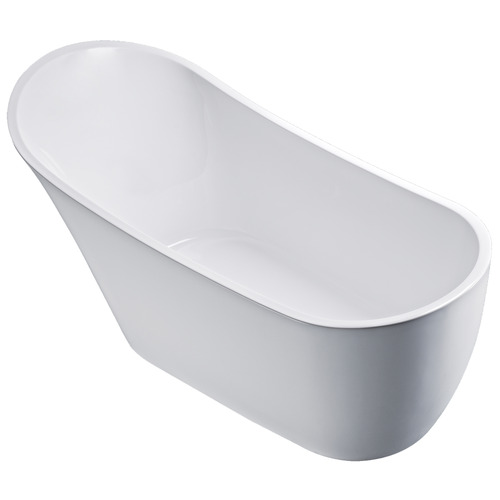 Perch 1680mm Gloss White Acrylic Freestanding Bath
