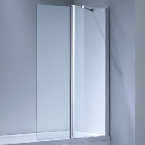 Tallow 960 x 1420mm Chrome Semi-frameless Bath Shower Screen