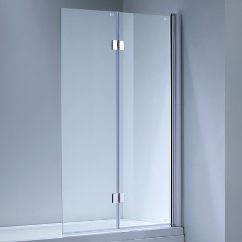 Tallow 938 x 1420mm Chrome Semi-frameless Bath Shower Screen