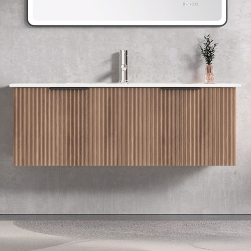 Reedon 1200mm Wall Hung Single Vanity with Ceramic Countertop