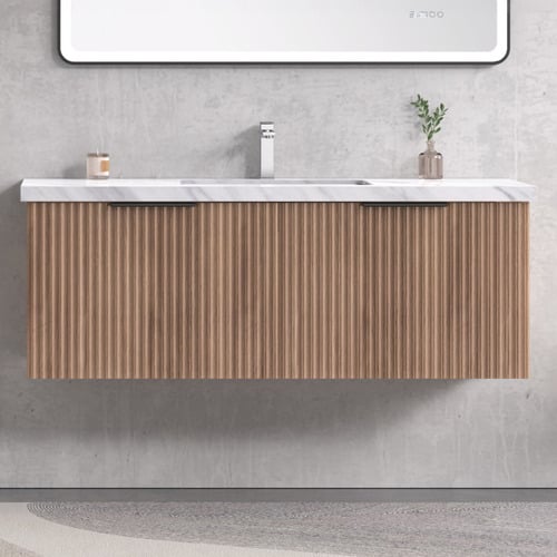Reedon 1200mm Wall Hung Single Vanity with Stone Countertop
