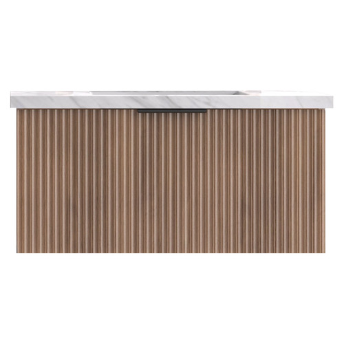 Reedon 900mm Wall Hung Single Vanity with Stone Countertop