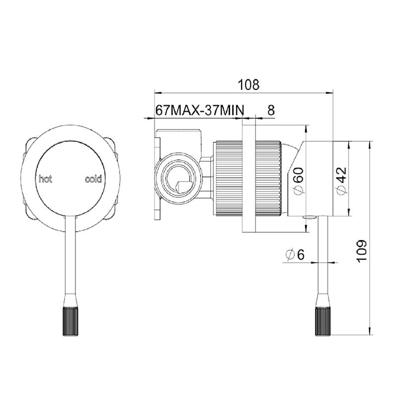 Concord Shower Wall Mixer