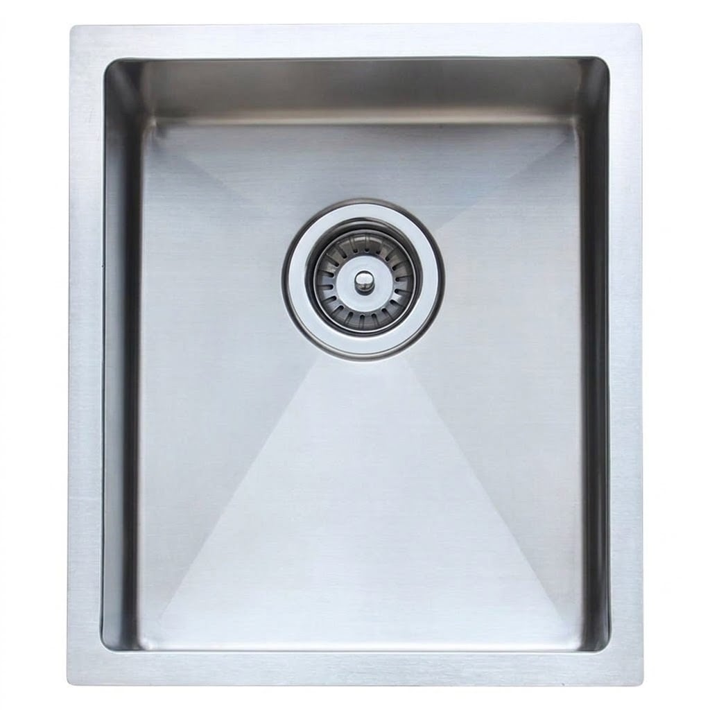 Hanes 390mm Undermount Single Stainless Steel Kitchen Sink
