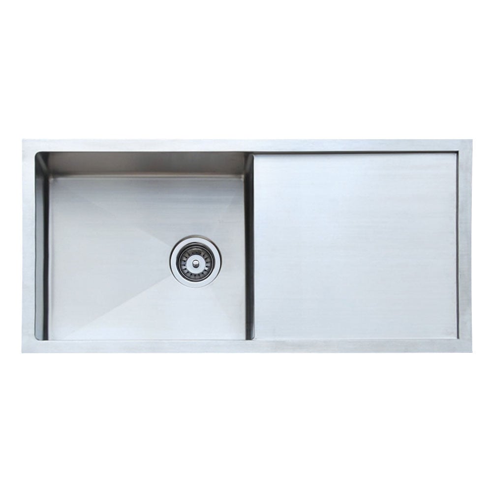 Hanes 960mm Undermount Single Stainless Steel Kitchen Sink with Drainer